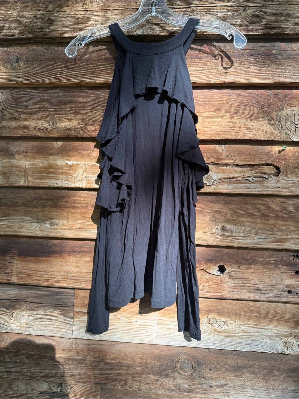Rebecca minkoff cold shoulder ruffle trim top - Picture 4 of 5